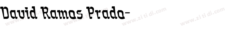 David Ramos Prado字体转换